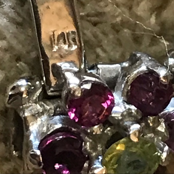 14kt white gold and tourmaline Bracelet - Picture 10 of 12